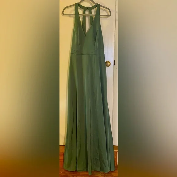 Azazie | Dresses | Gown With Pockets Satin Eucalyptus | Poshmark Azazie | Dresses | Gown With Pockets Satin Eucalyptus | Poshmark